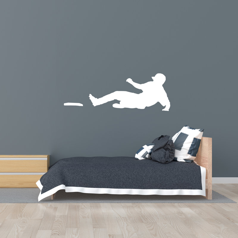 Adhésif décoratif baseball, Blanc