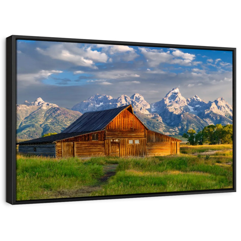 Architecture «Grand Teton National Park Wyoming, reproduction sur toile», H 25 po x l 37 po