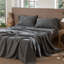Drap plat 100% coton lavé MooMee-107894589-107894592