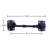 Black Cabin Hook Eye Latches 7.3" L Wrought Iron with Hardware