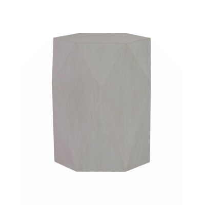 Contemporary 25"H Hexagonal End Table by Brayden Studio