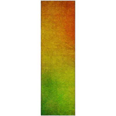Premium Machine Washable Cerrito AMF583 Terracotta Rug
