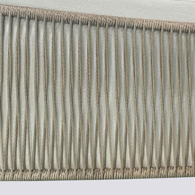 Chaise d'appoint avec extérieur en corde