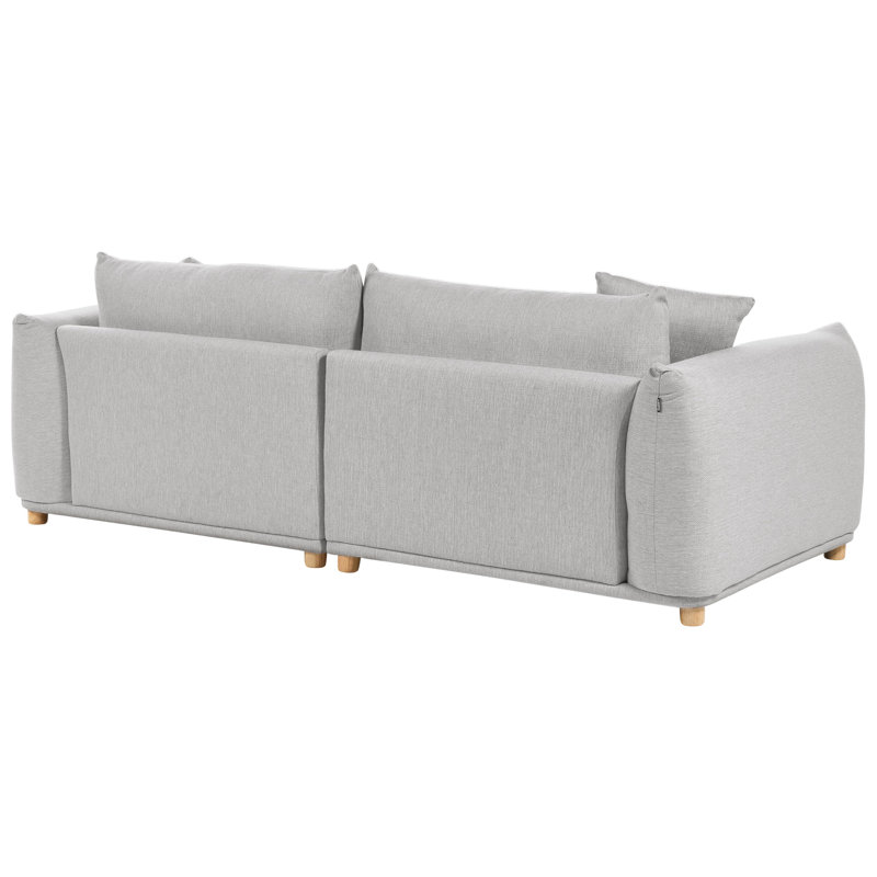 Living Room Set Alexias, Grey Polyester