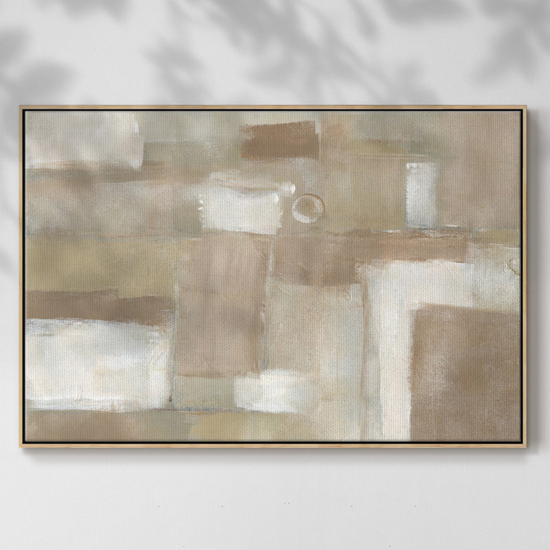" Neutral Expression II ", 41" H x 27" W x 2" D, Natural