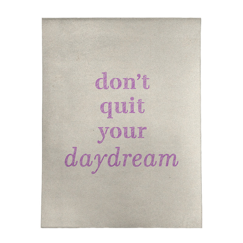 L’écriture manuscrite ne s’arrête pas sur le tapis en poly-chenille daydream quot, Rectangle 9 pi x 12 pi