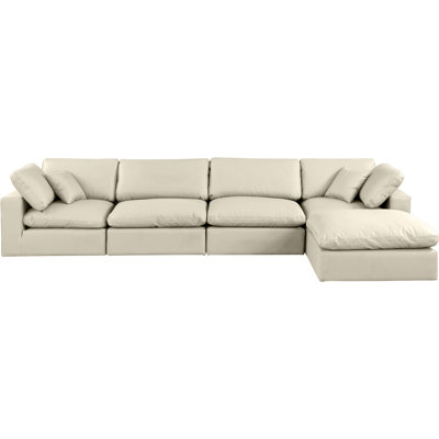 Hunor Upholstered L-Shaped Sectional Reversible