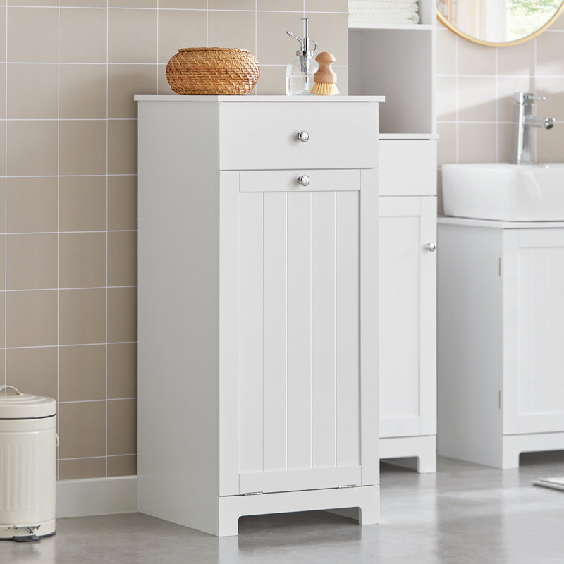 Wood Cabinet Laundry Hamper
