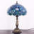 Tiffany Glass,Metal Table Lamp