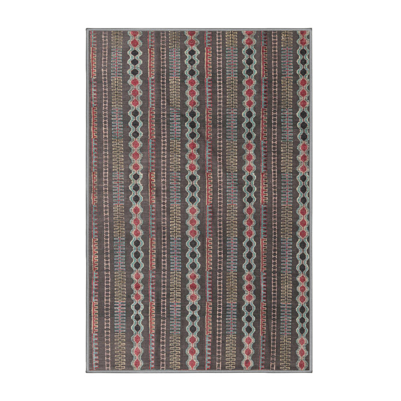 Abstract Indoor Rug, Rectangle 6' x 9'