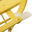 Balcon de patio bistro 3 pièces en jaune, table de chaise en métal, robuste et rouille, pliable pour économiser de l'espace, facile à nettoyer, coussins fournis-1337638940