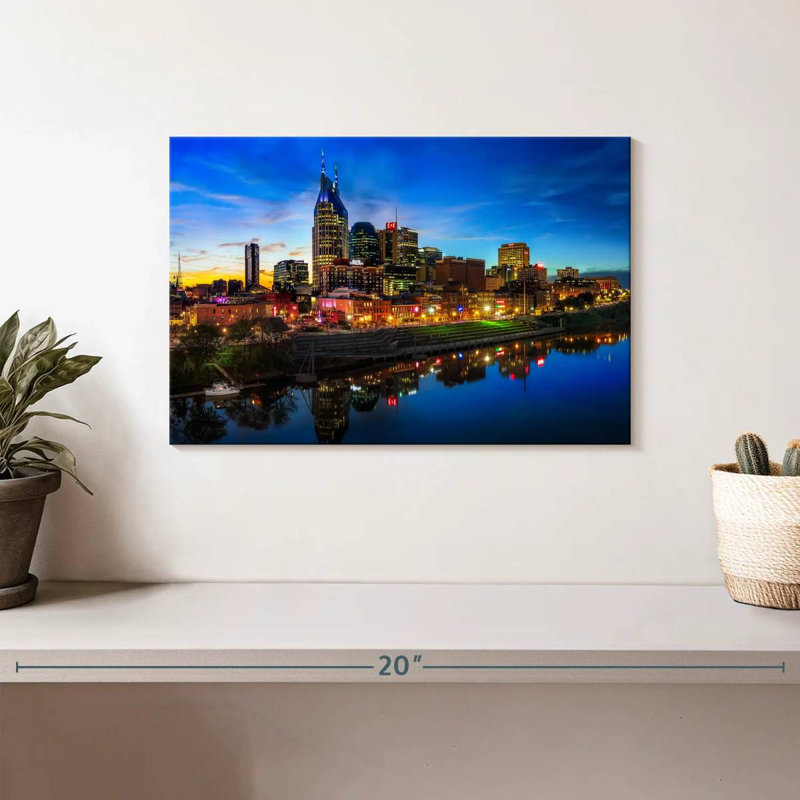 Paysage urbain Sirci Nashville, H 8 po x l 12 po