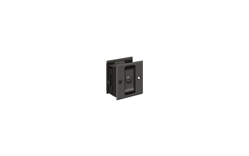Brass Pocket Door Hardware, Oil-Rubber Bronze