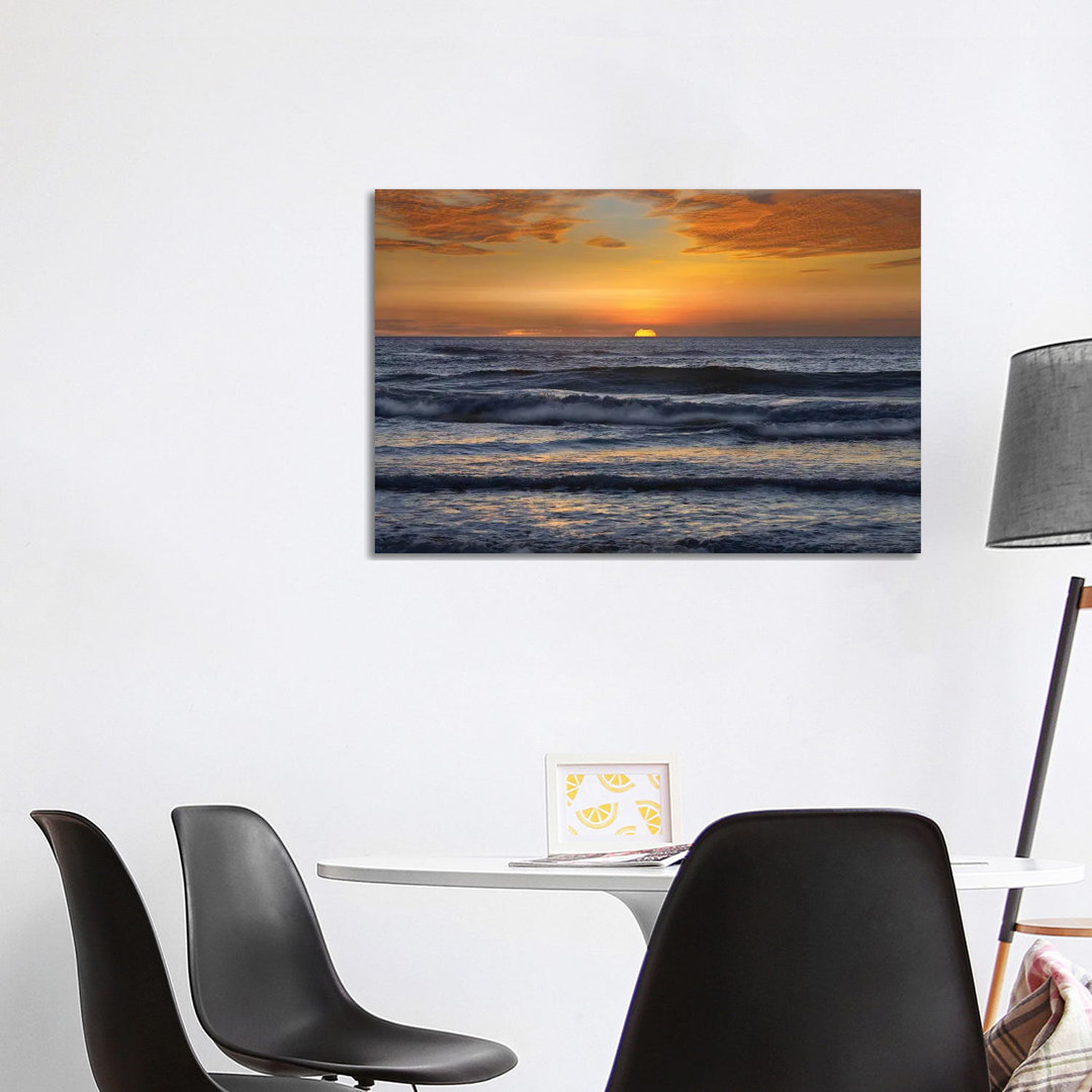 Sunset, Playa Langosta, Guanacaste, Costa Rica by Tim Fitzharris - Wrapped Canvas Print