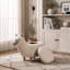 Storage Ottoman with Hidden Storage and Solid Wood Legs