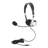 Mobile-Ready School Multimedia Stereo Headsets with Volume Control and Boom Microphone (Set of 10)