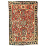 Canvello Early 20Th Century Mahal Rust Rugs - 4'1" X 6'3"