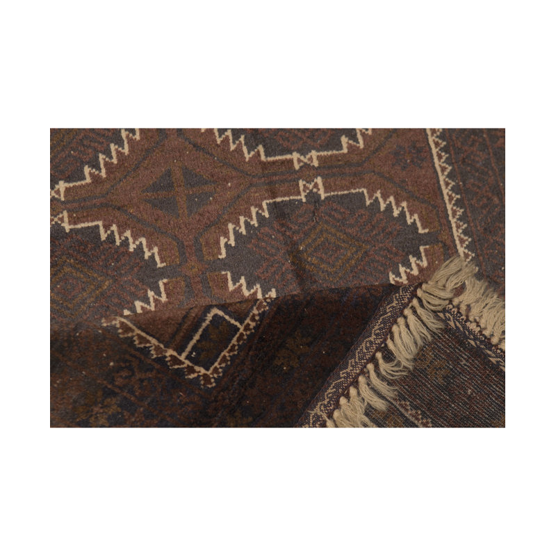 Afghan Wool Geometric Area Rug