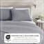 Ensemble de courtepointe et couvre-oreiller 100% coton délavé en nid d'abeille gaufré-117437579-117437576
