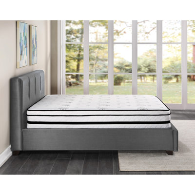 Luxury Full Mattress 12-inch - Breathable Fabric And Pocket Coil System Size Tea Cover For A Fresh Sleep