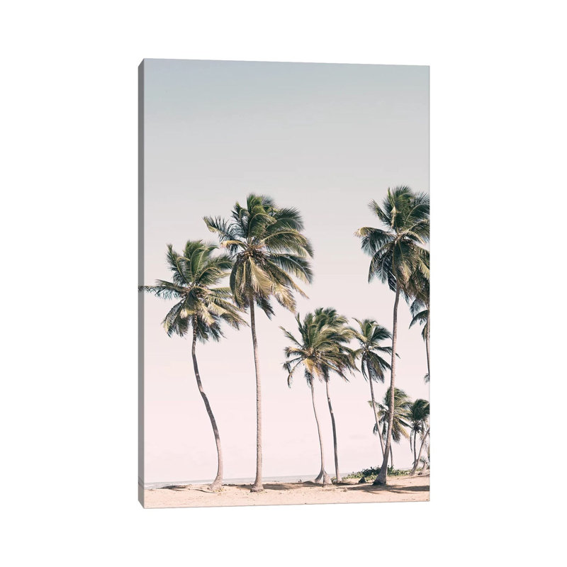 «Tropical Paradise» par Sissi & Seb - reproduction de photo, H 26 po x l 18 po x 1,5 po, Toile tendue, Pas de tapis
