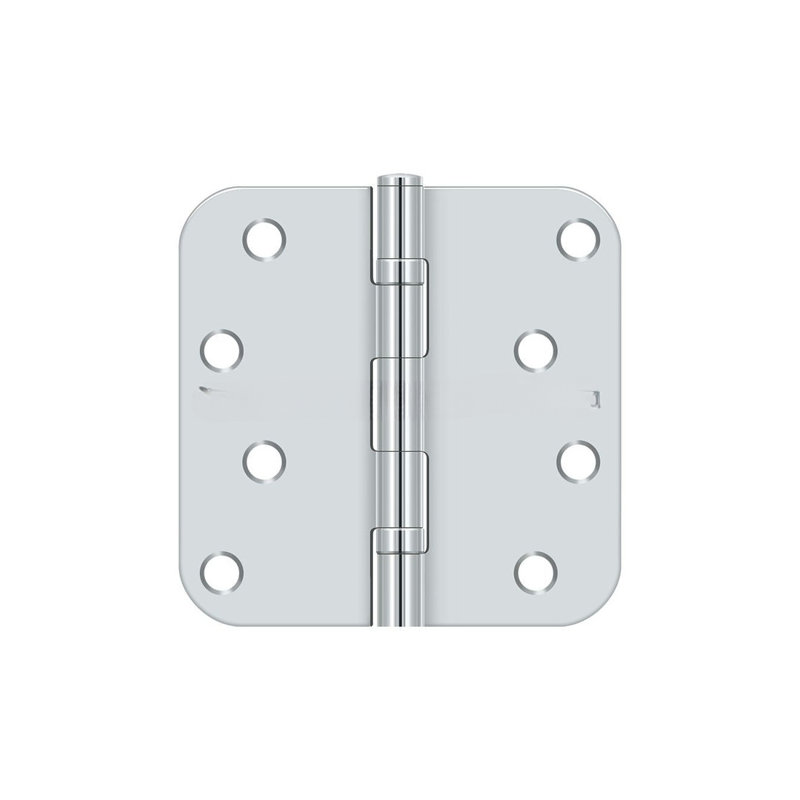 64'' x 64'' Steel Surface Mount Hinge, Polished Chrome