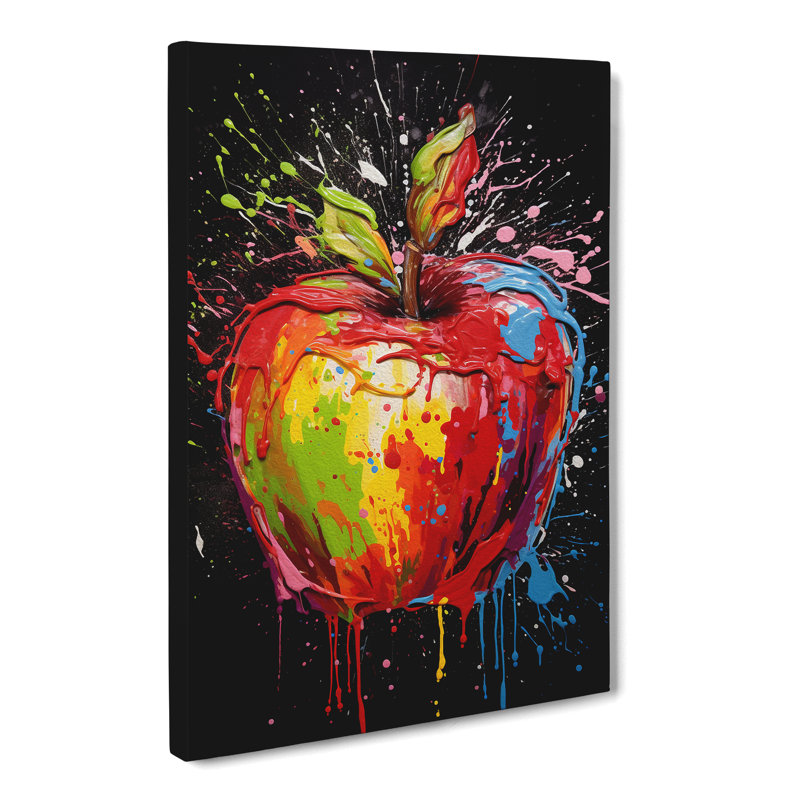 Apple Action - No Frame Print, 60cm H x 40cm W x 3cm D