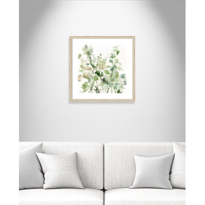 Geldens Sage Garden II' Framed Watercolor Painting Print
