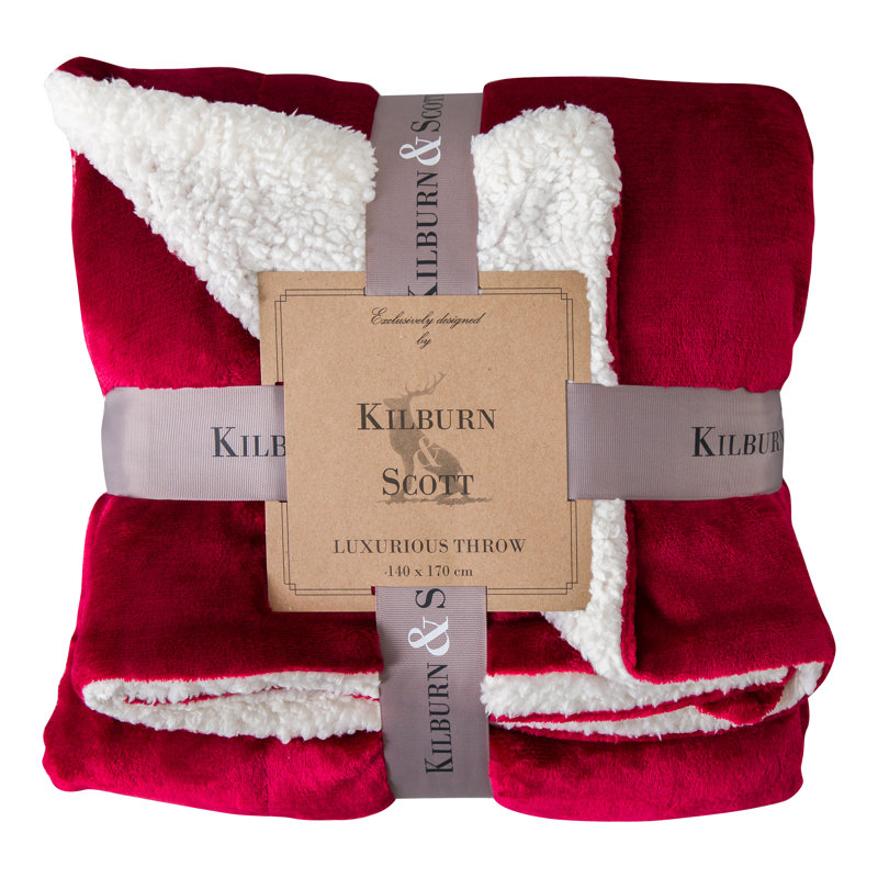 Throw Blanket, Red