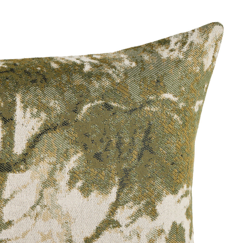 Toile Pillow-Toile Moss-24"X24", Toile Moss, Rectangle 14"H x 20"W