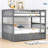 Bunk Bed With Drawers, Convertible Beds-807762201-807762200