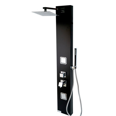 Panneau de douche à double fonction en aluminium