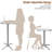2 Pack Folding Round Bar Table with Flip-Up Top, Space-Saving Indoor Outdoor Pub Table-828215726-828180396