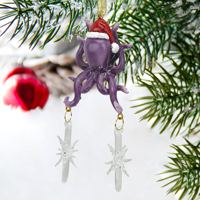 Tenacious Tentacles Octopus Holiday Ornament, 1