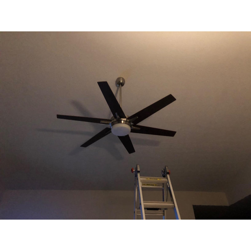 Brushed Nickel 45-Degree Ceiling Fan Canopy Kit