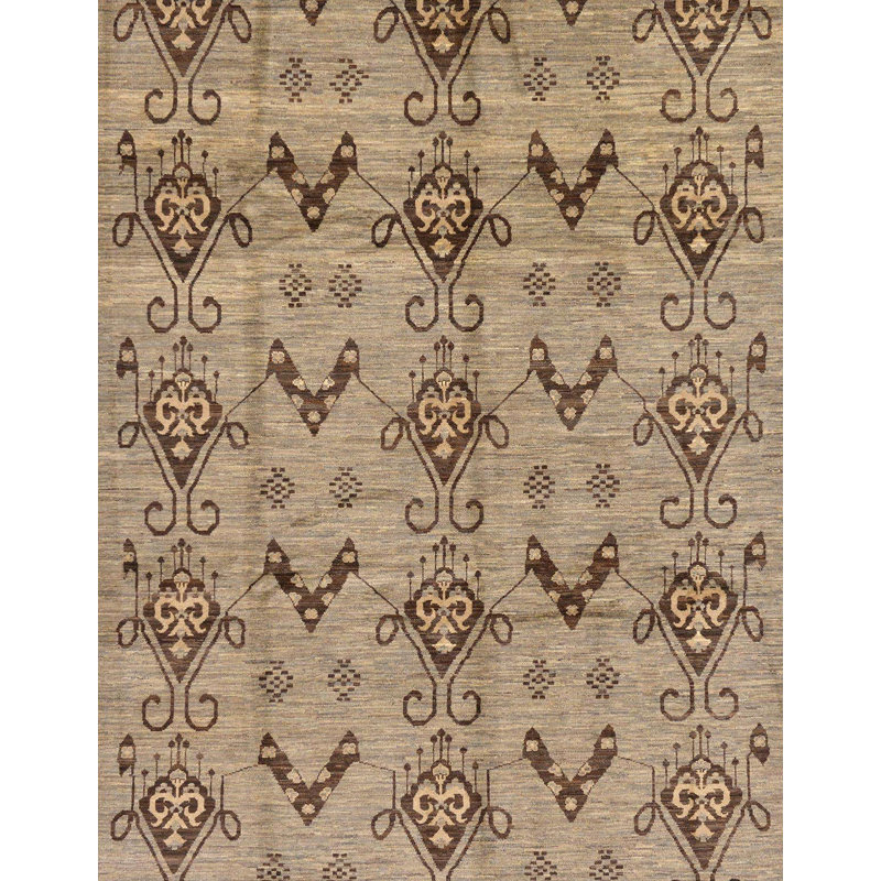 Tapis abstrait à motif abstrait moderne 213, Rectangle 6 pi x 9 pi