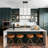 Froney 5-Light Dimmable Linear Kitchen Island Pendant-1579912481