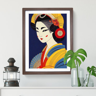Geisha Profile No.3 - Single Picture Frame Print
