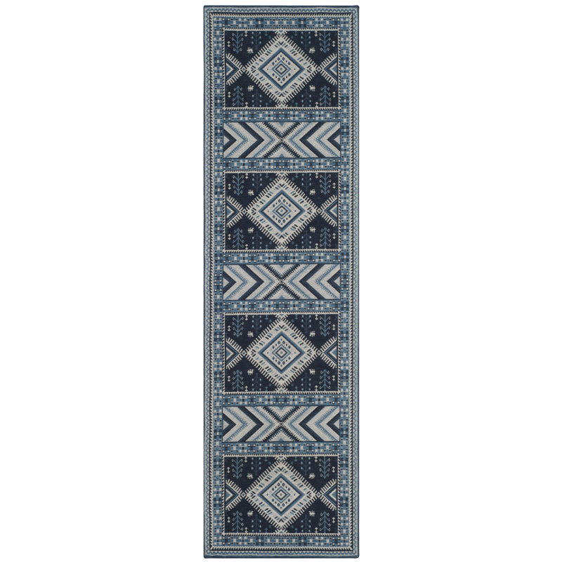 Tapis bleu Baumgartner, Tapis de couloir 2 pi 3 po x 8 pi