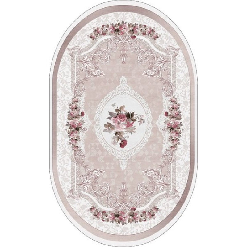 Wortman Oriental Area Rug, Oval 140 x 200cm
