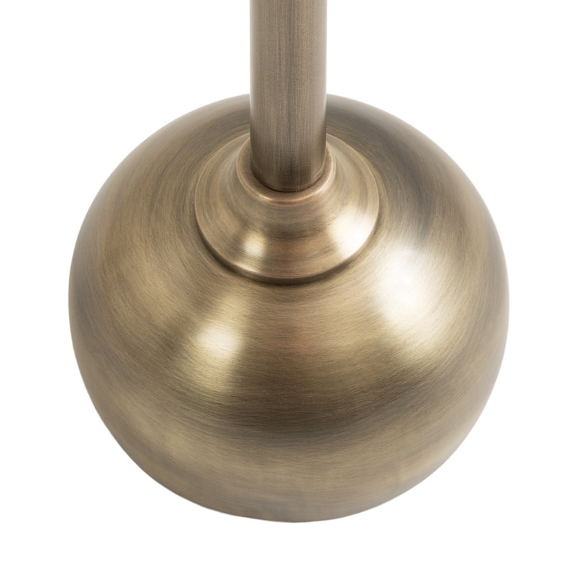 Round Metal Indoor or Outdoor Drink Table, Gold