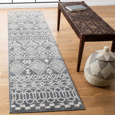 Tapis ivoire / gris anthracite Betty Southwestern