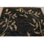 Tapis abstrait noir 5 x 7