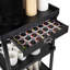 Chariot-bar Mind Reader, roulant, chariot utilitaire, chariot à café à 3 niveaux, salle de bain, cuisine, plastique, L 20 po x l 15 po x H 34,5 po-697388518