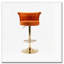 Ensemble de 2 tabourets de bar pivotants COOLMORE avec repose-pieds à hauteur réglable pour cuisine, salle à manger 2PC / ENSEMBLE-1772787023