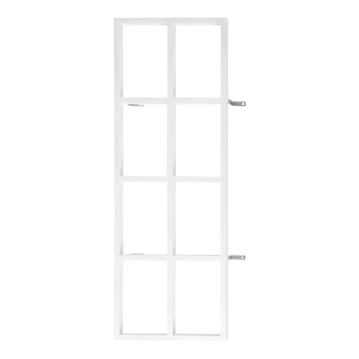 Double Solid Wood 86.5cm H Wall Mounted Media Storage