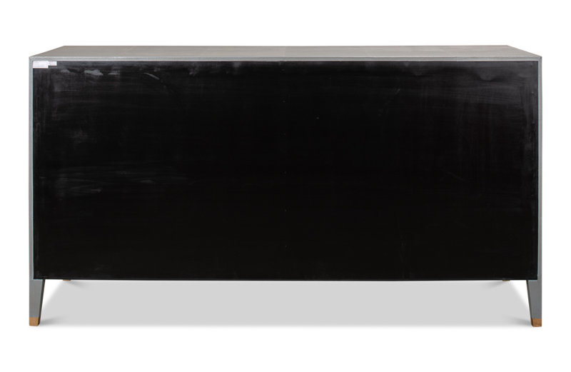 Shagreen 76'' W Sideboard, Storm Gray