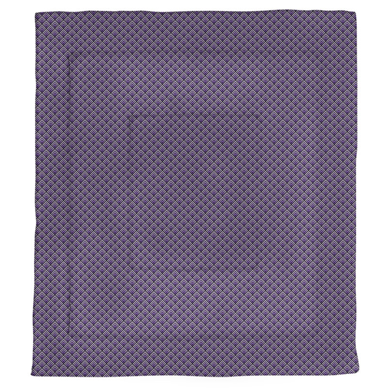 Édredon simple réversible Katelyn Elizabeth, Édredon très grand, Noir / mauve