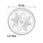 Grand médaillon de plafond rond Acanthus