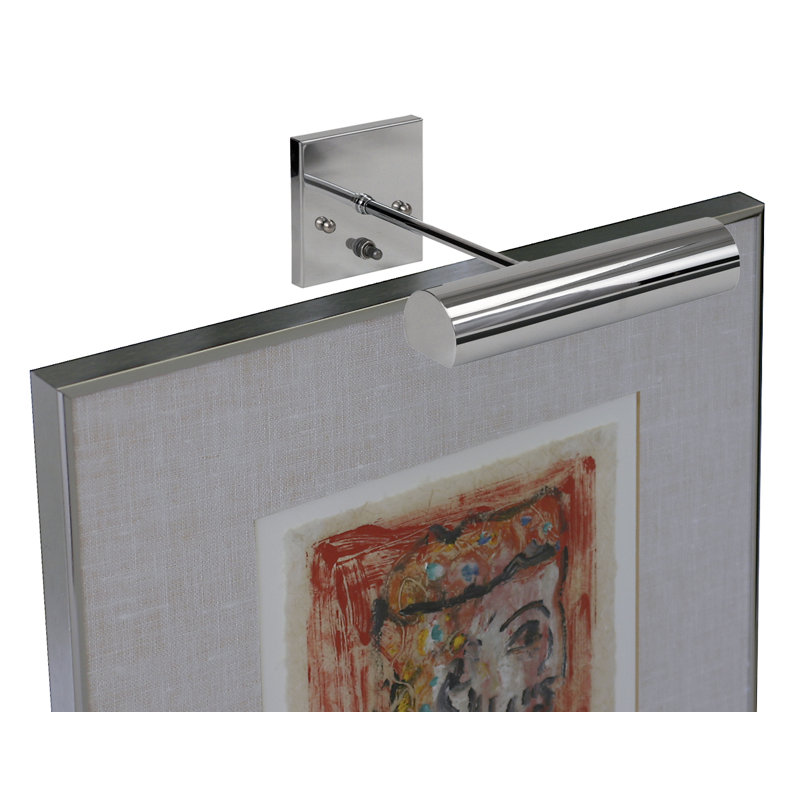 Applique murale 1 lumière Contemporary, Chrome, H 4,5 po x l 16 po x P 10 po